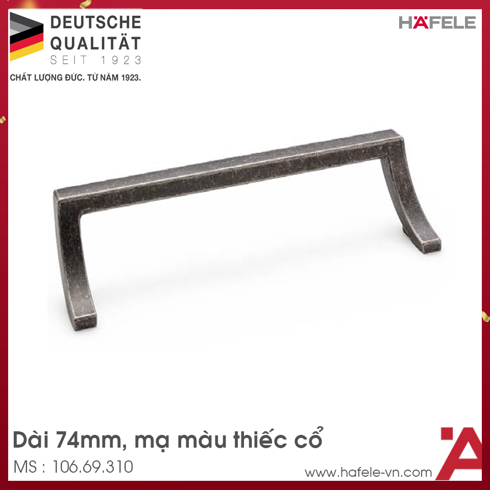 Tay Nắm Tủ 74mm H2190 Hafele 106.69.310