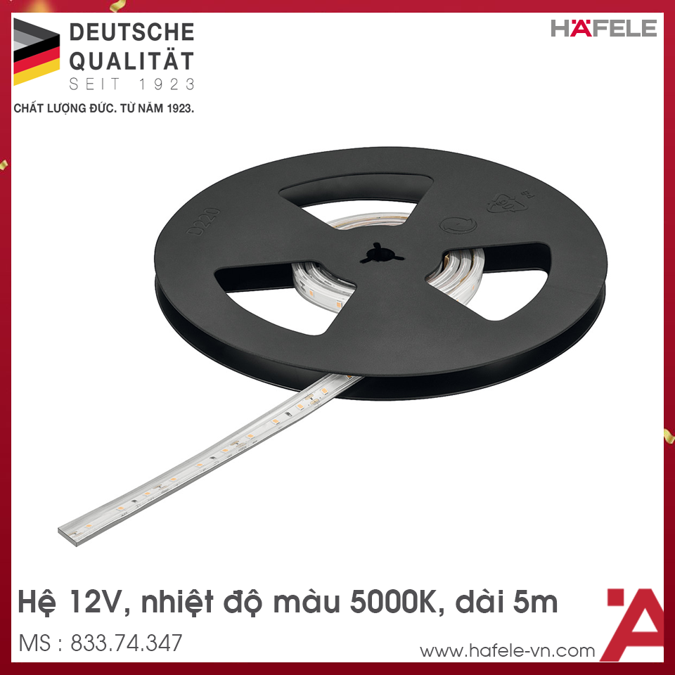 Đèn Led Dây Silicone 8mm 12V Hafele 833.74.347