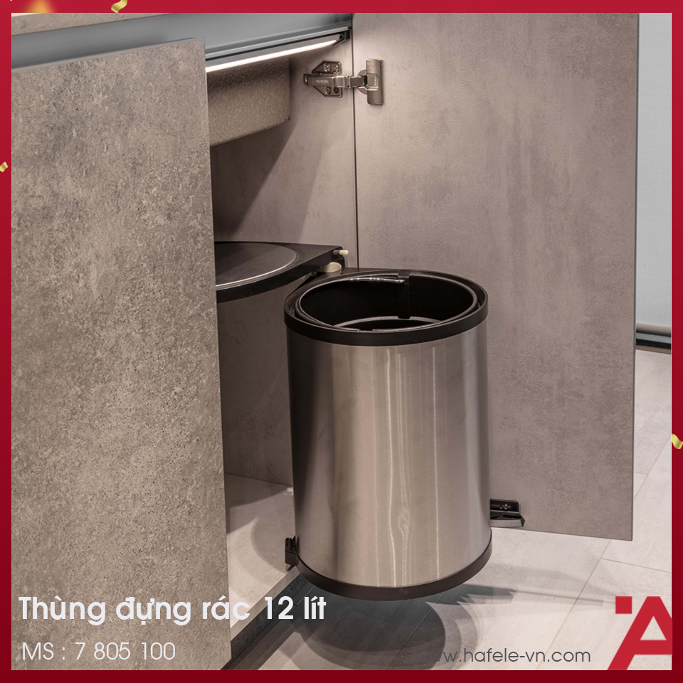 Thùng Đựng Rác 12L Imundex 7 805 100