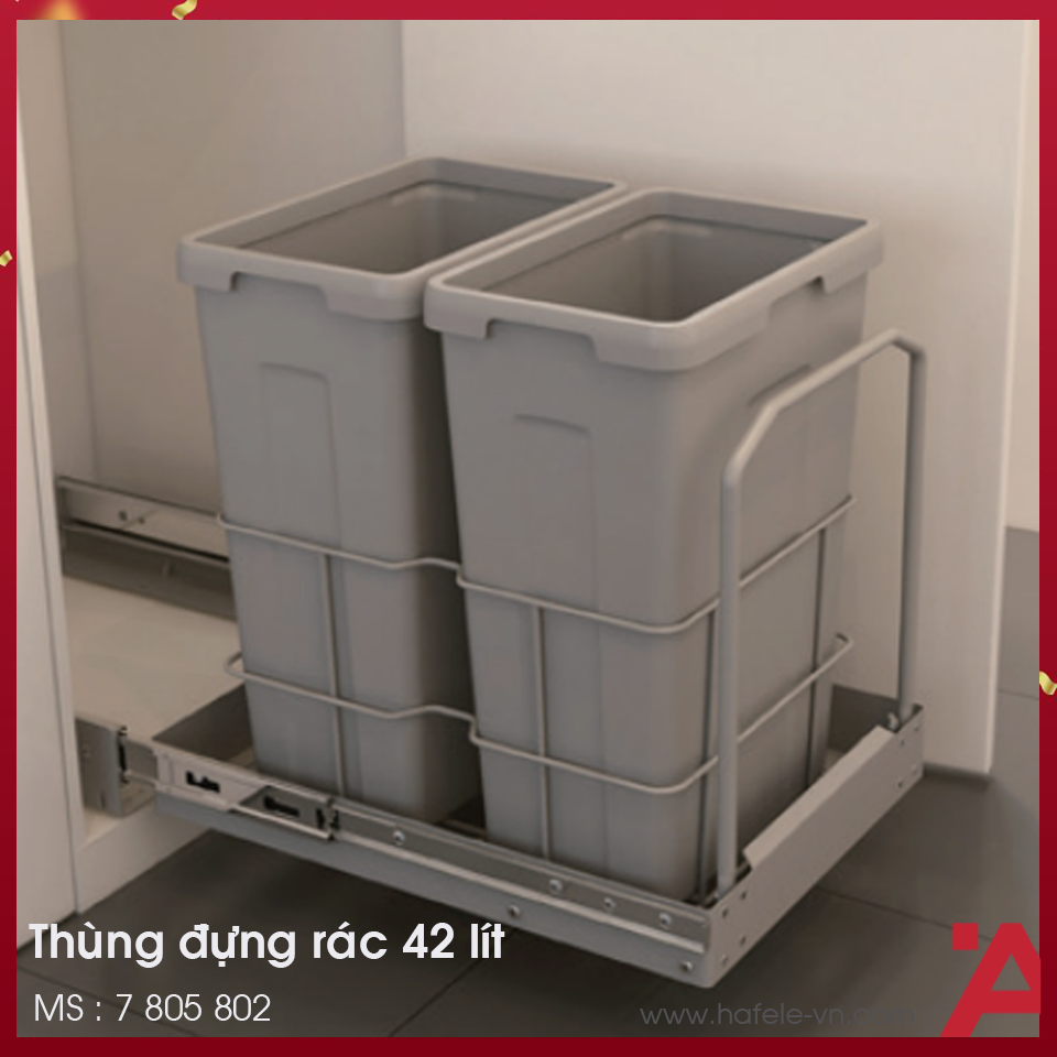 Thùng Đựng Rác 400mm Imundex 7 805 802