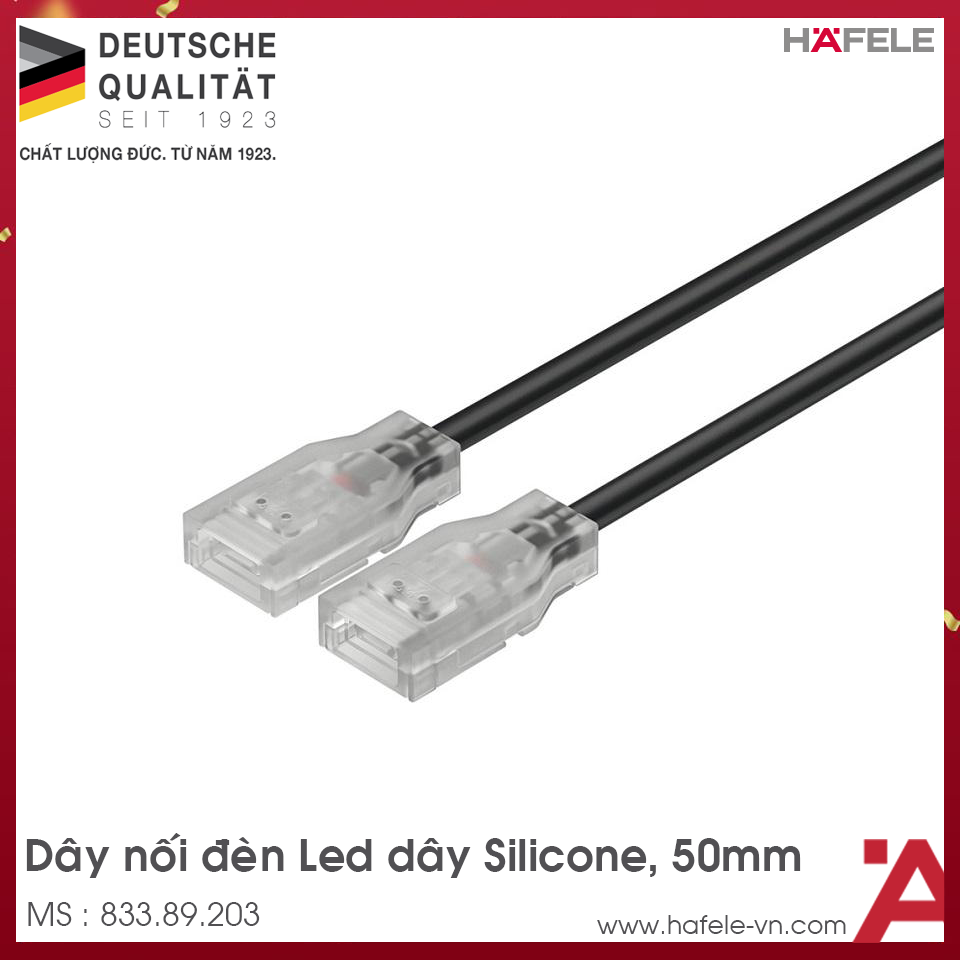 Dây Nối Cho Đèn Led Dây Silicone Hafele 833.89.203