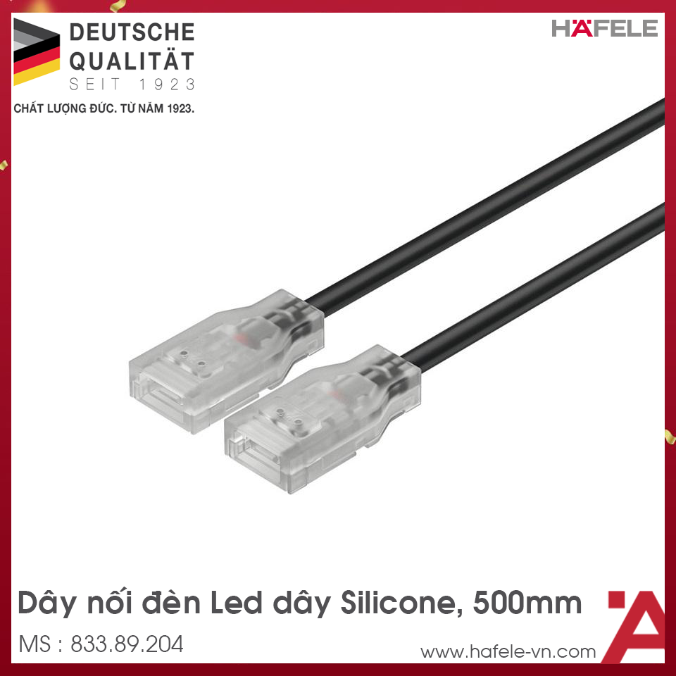 Dây Nối Cho Đèn Led Dây Silicone Hafele 833.89.204