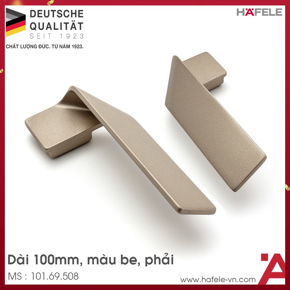 Tay Nắm Tủ 100mm Phải H2155 Hafele 101.69.508