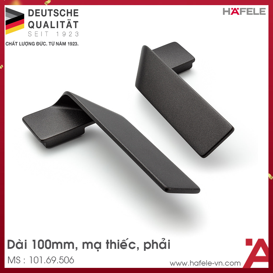 Tay Nắm Tủ 100mm Phải H2155 Hafele 101.69.506