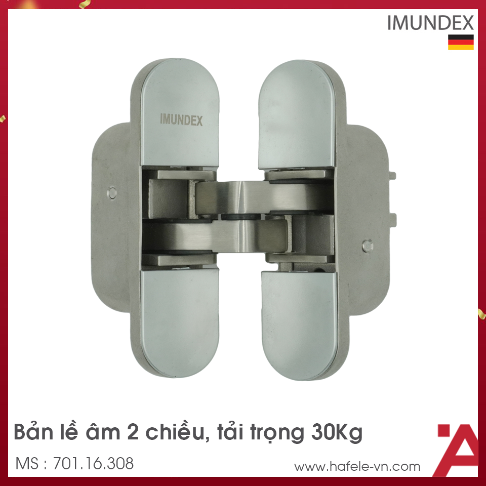 Bản Lề Âm Điều Chỉnh 2 Chiều Imundex 701.16.308
