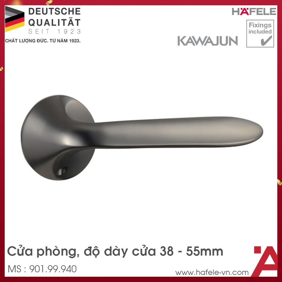 Tay Nắm Gạt Cửa Phòng Hafele 901.99.940