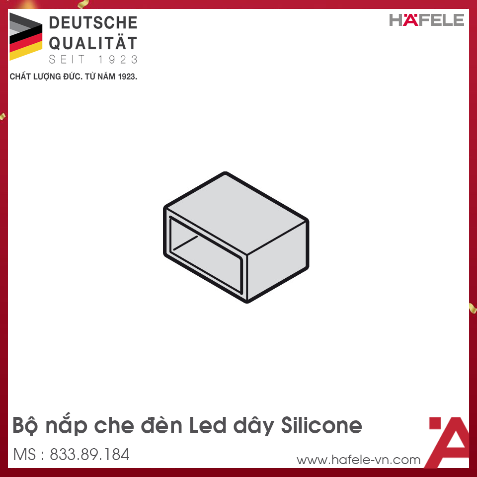 Bộ Nắp Che Cho Đèn Led Dây Silicone Hafele 833.89.184