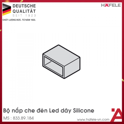 Bộ Nắp Che Cho Đèn Led Dây Silicone Hafele 833.89.184