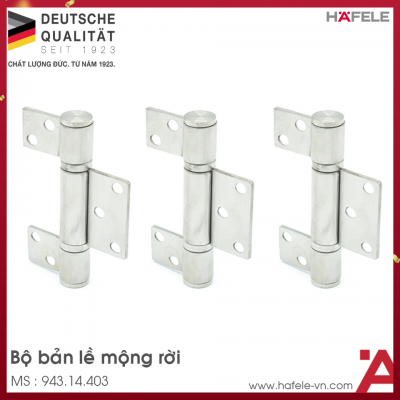 Bộ Bản Lề Mộng Rời Hafele 943.14.403
