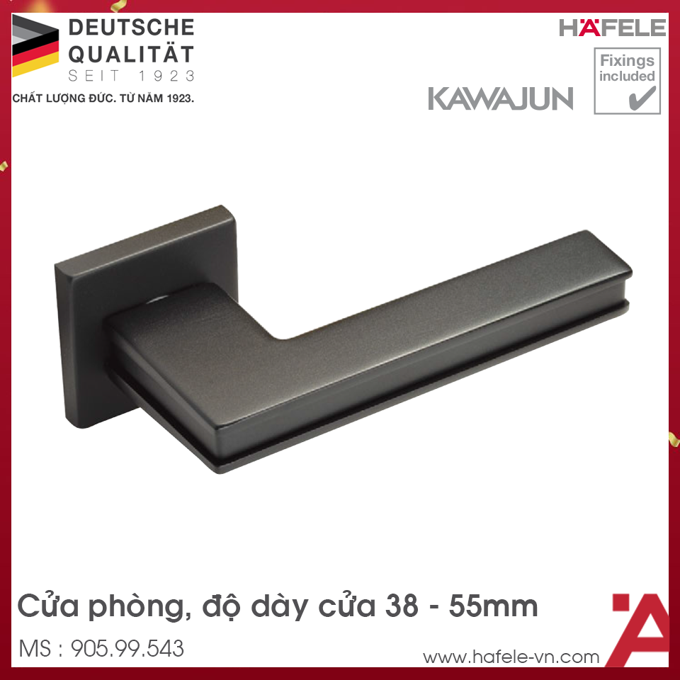 Tay Nắm Gạt Cửa Phòng Hafele 905.99.543
