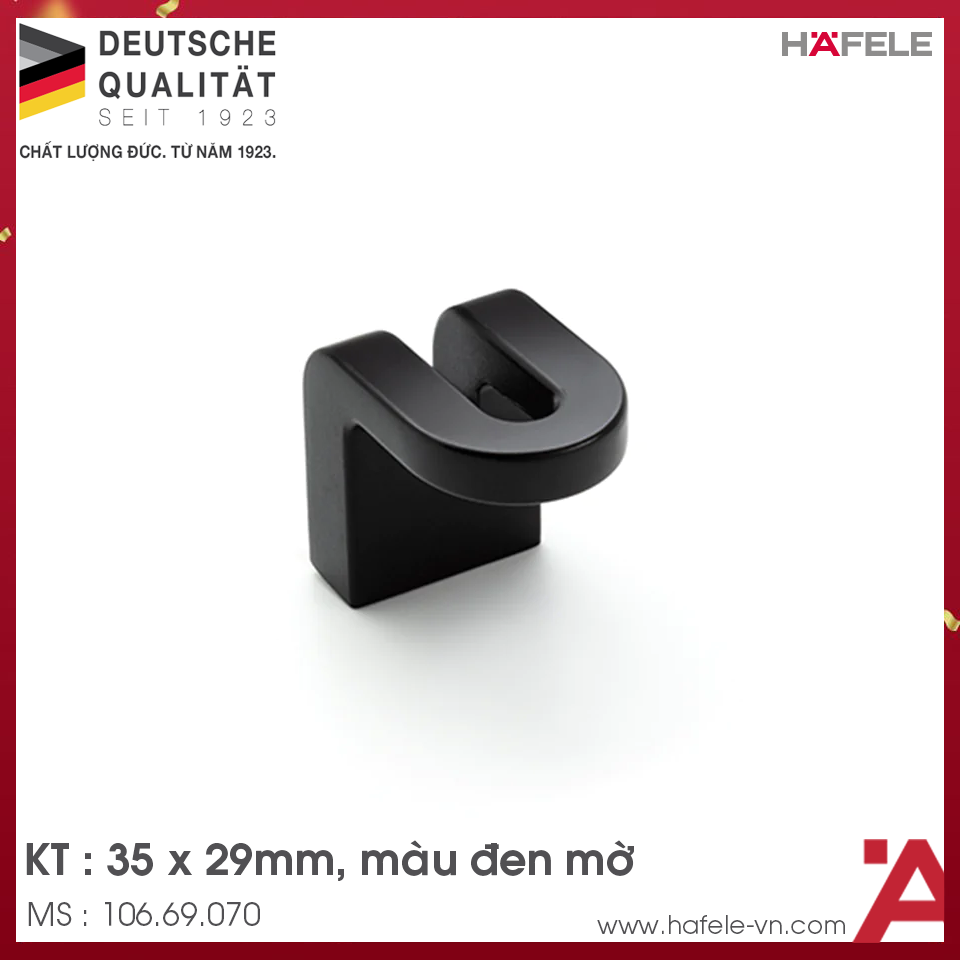 Tay Nắm Tủ 35mm H2165 Hafele 106.69.070