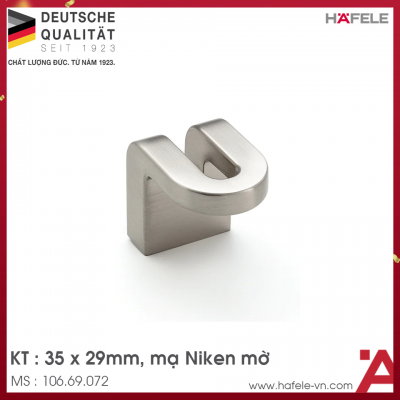 Tay Nắm Tủ 35mm H2165 Hafele 106.69.072