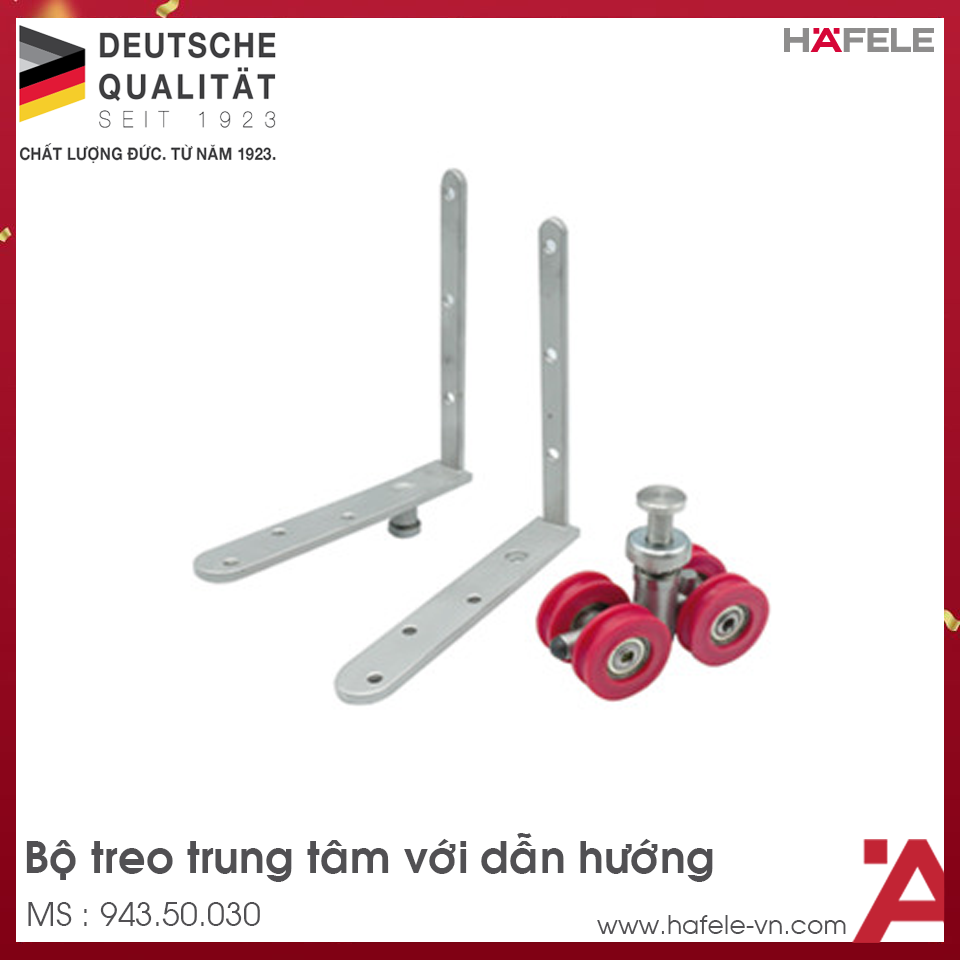 Bộ Treo Trung Tâm Với Dẫn Hướng Hafele 943.50.030