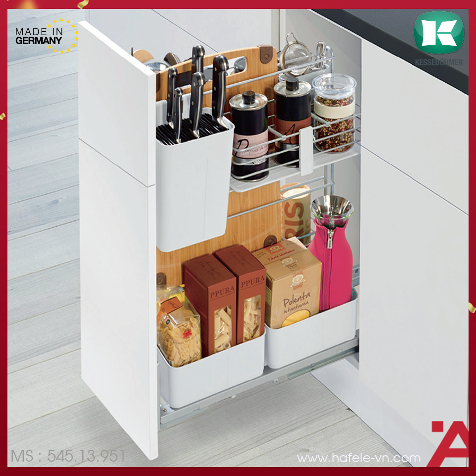 Bộ Rổ Kéo Cooking Agent 300mm Hafele 545.13.951