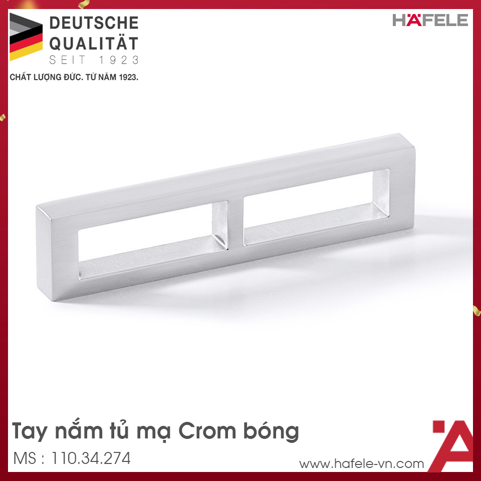 Tay Nắm Tủ H1320 Hafele 110.34.274