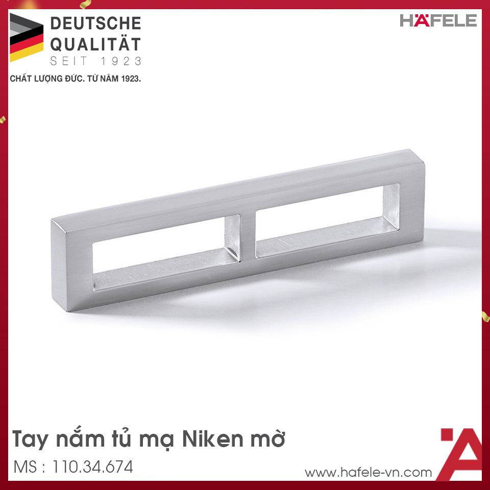 Tay Nắm Tủ H1320 Hafele 110.34.674