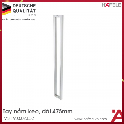 Tay Nắm Kéo Dạng Vuông C/C 450 Hafele 903.02.032