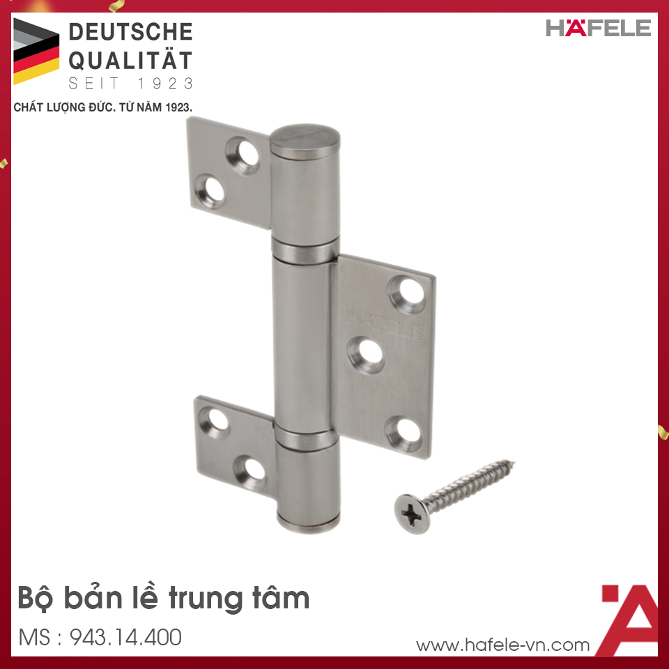 Bộ Bản Lề Trung Tâm Hafele 943.14.400