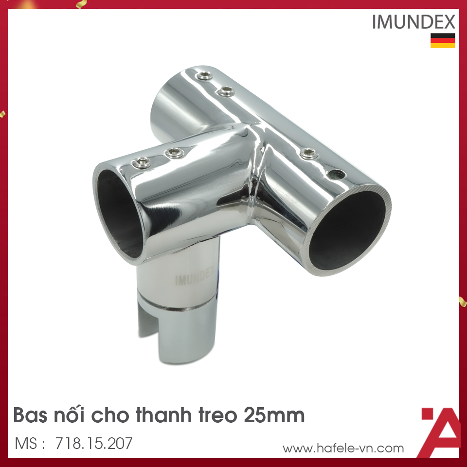 Bas Nối Thanh Treo Kính Imundex 718.15.207