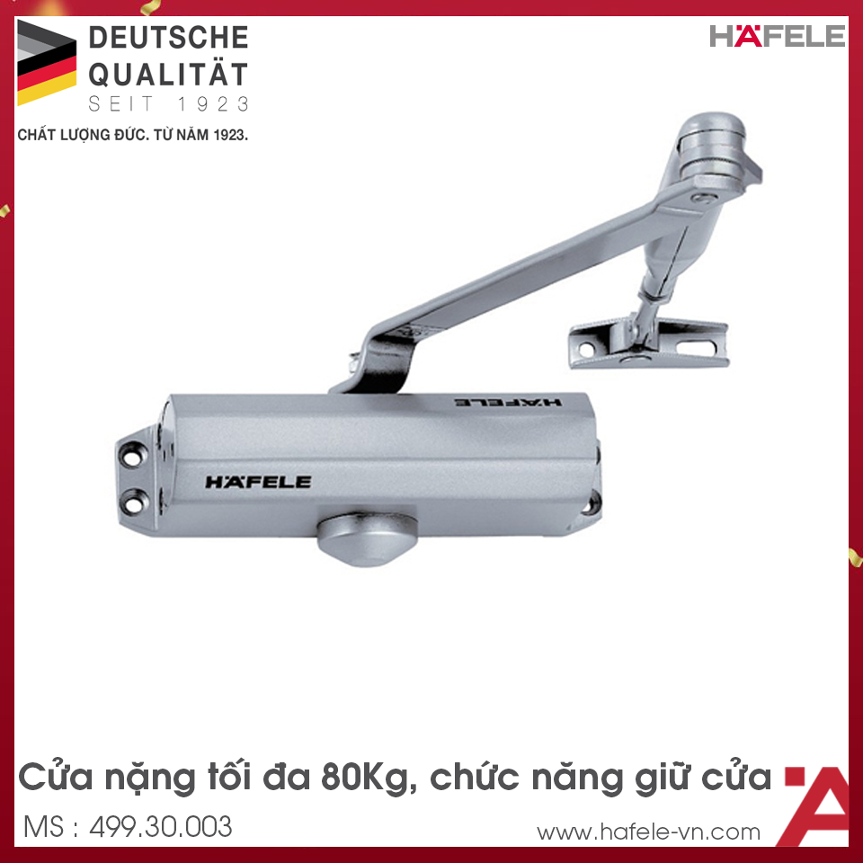 Thiết Bị Đóng Cửa Tự Động 80kg Hafele 499.30.003