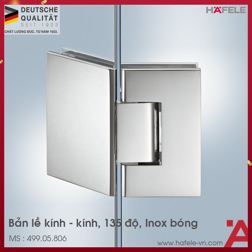 Bản Lề Cửa Phòng Tắm 135º Hafele 499.05.806