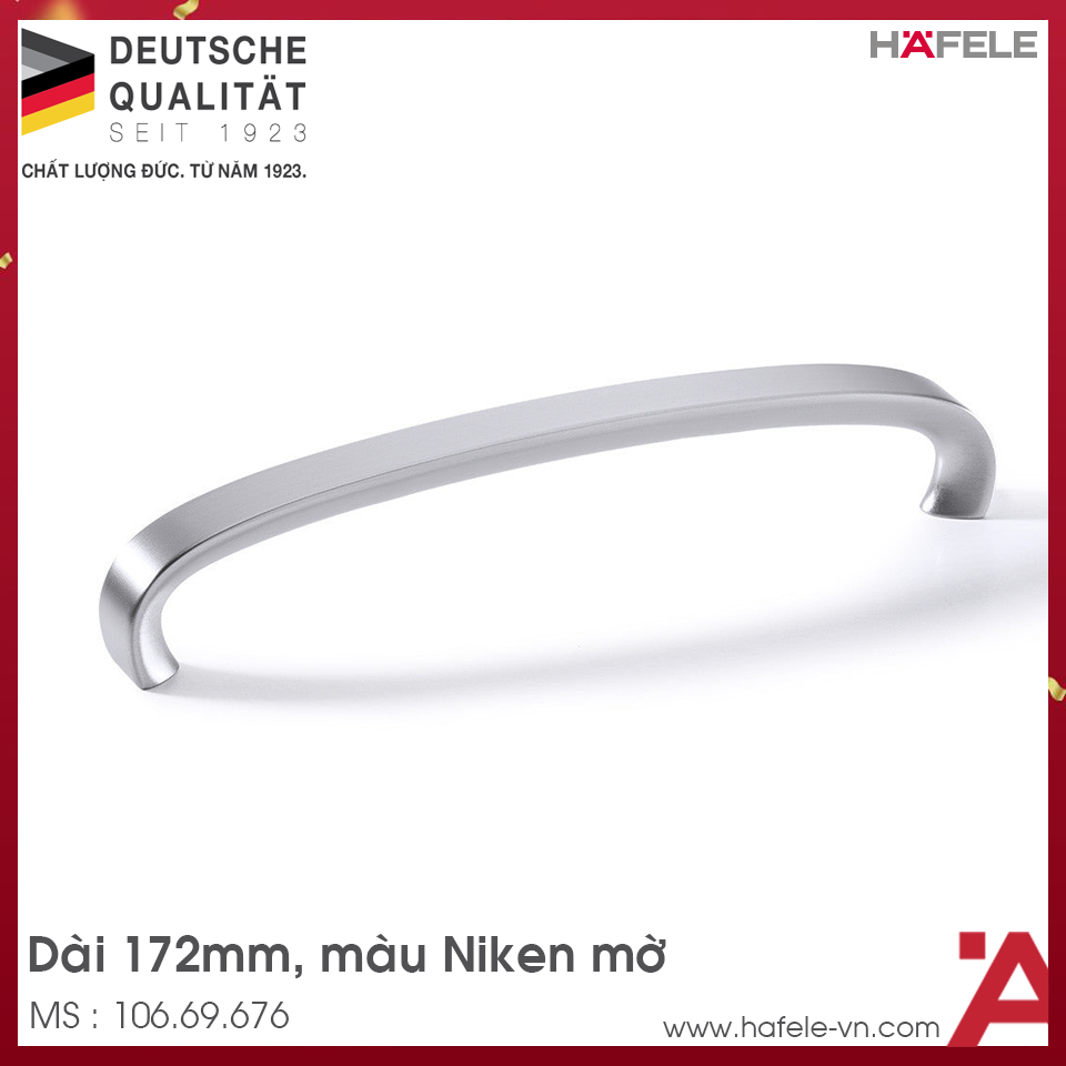 Tay Nắm Tủ 172mm Hafele 106.69.676