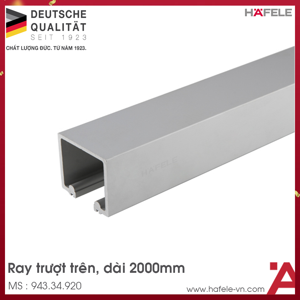 Ray Trượt Trên EndFold 2000mm Hafele 943.34.920