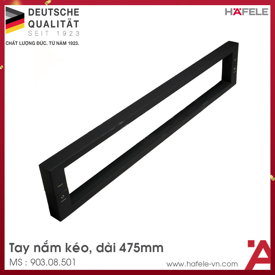 Tay Nắm Kéo Vuông 475mm Hafele 903.08.501