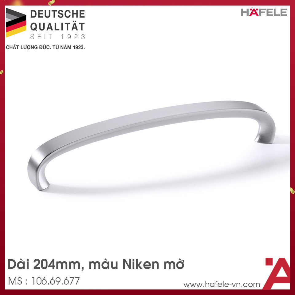 Tay Nắm Tủ 204mm Hafele 106.69.677