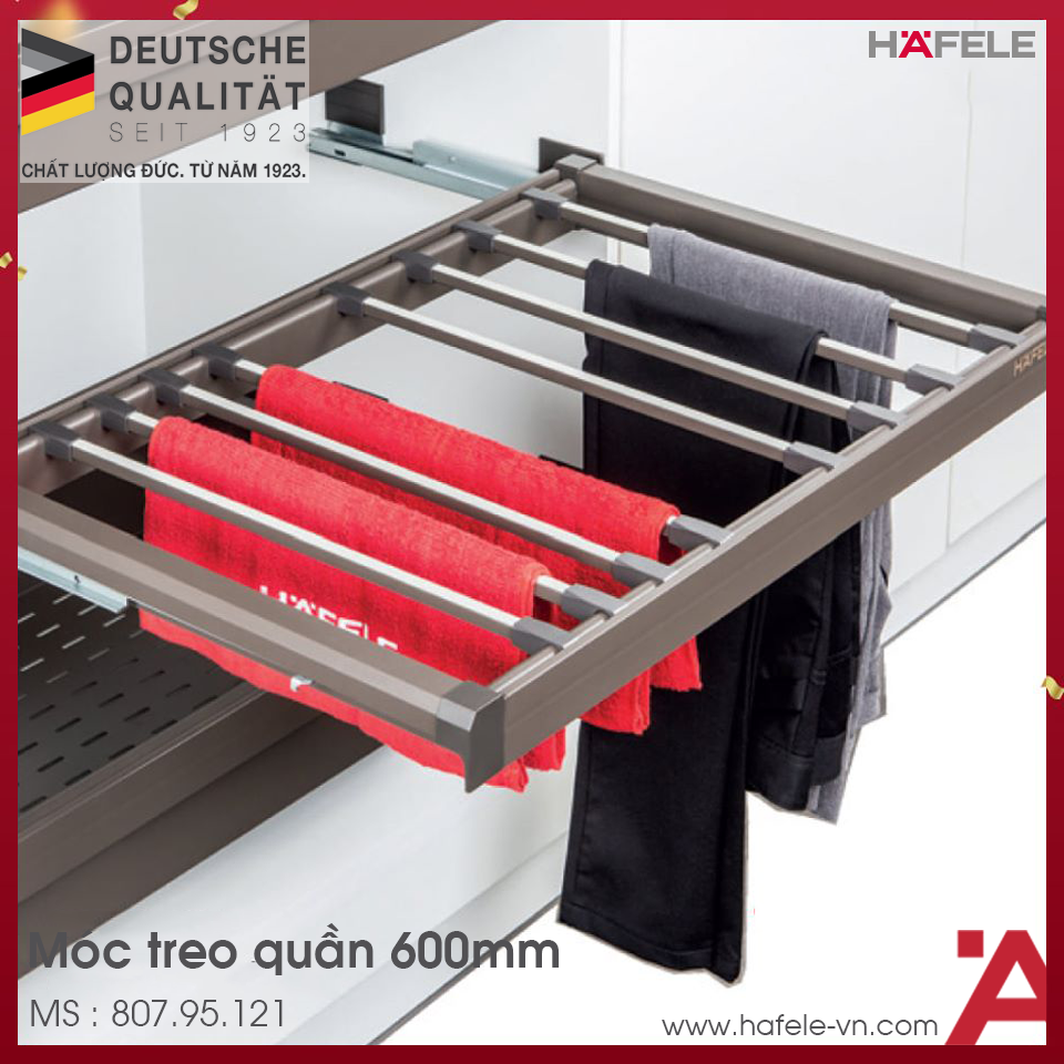 Móc Treo Quần Hafele 600mm Hafele 807.95.121