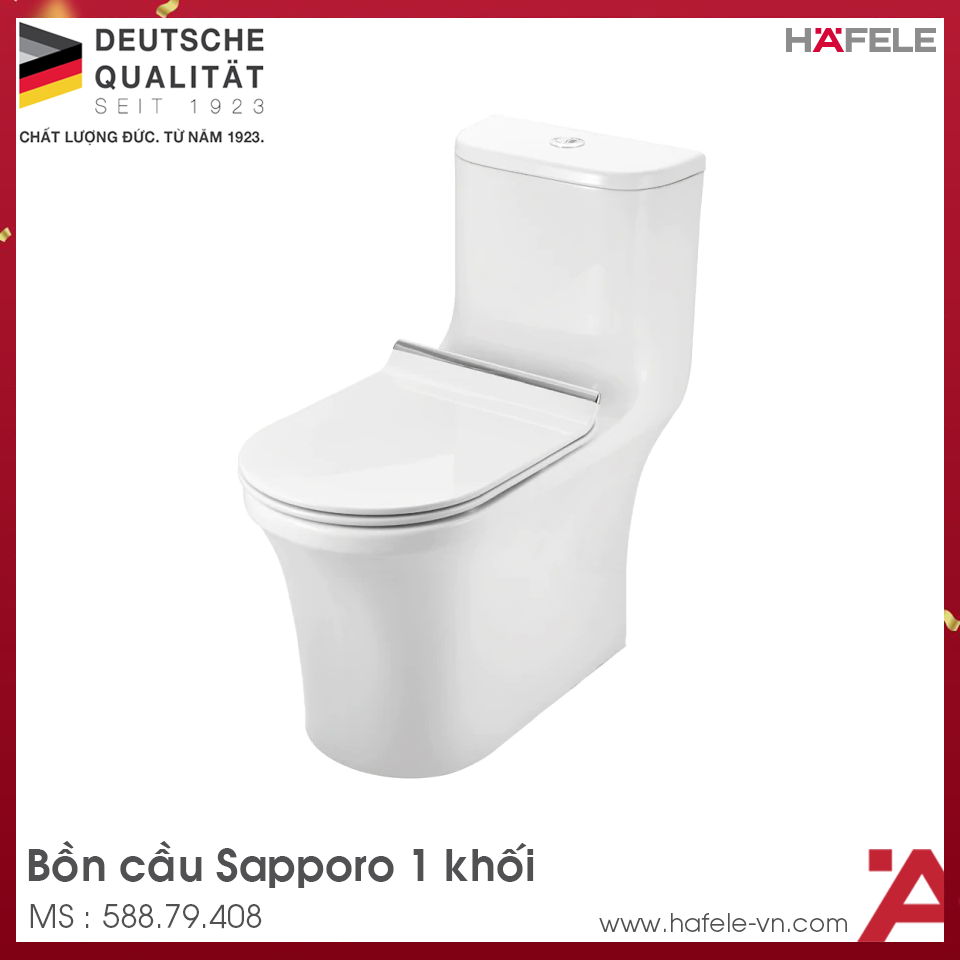 Bồn Cầu 1 Khối Sapporo Hafele 588.79.408