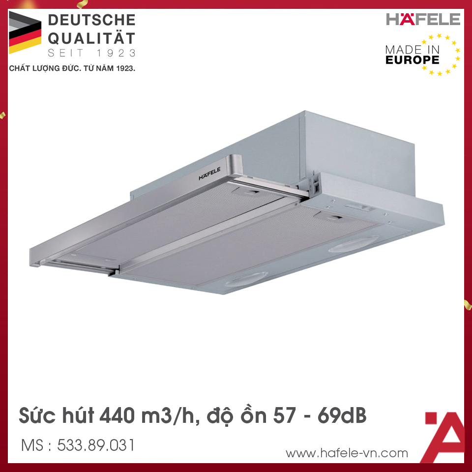 Máy Hút Mùi Âm Tủ HH-S70A Hafele 533.89.031