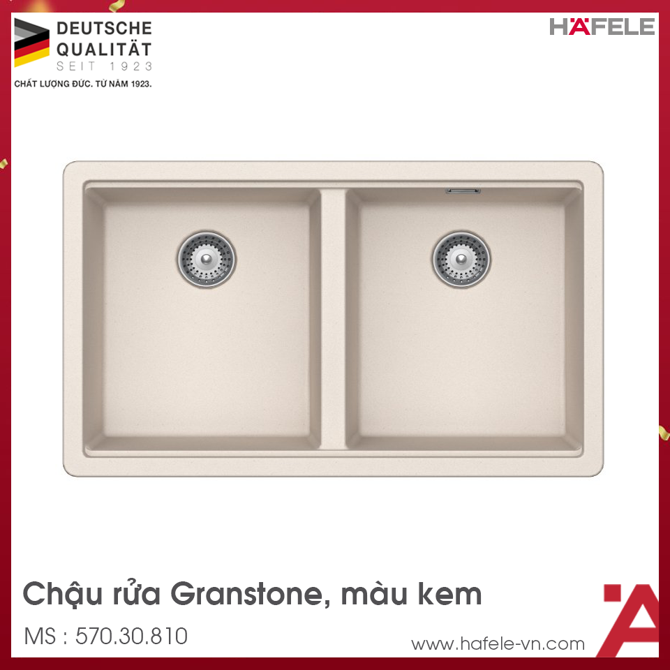 Chậu Rửa Đá HS20-GEN2S80 Hafele 570.30.810