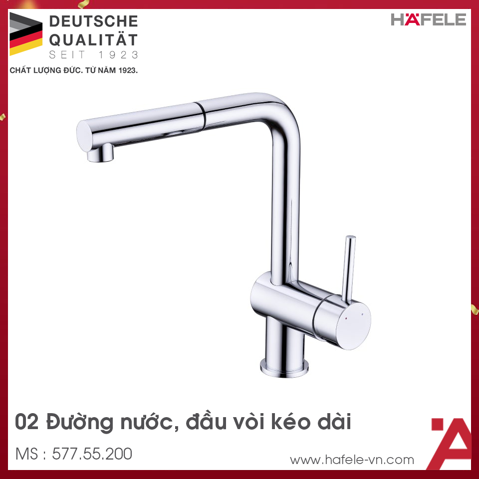 Vòi Rửa Chén HT21-CH1P254 Hafele 577.55.200