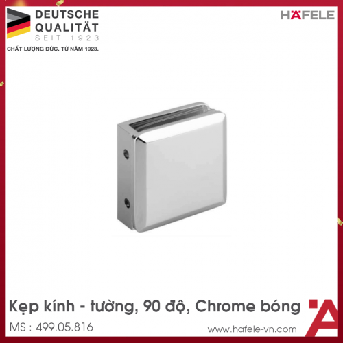 Kẹp Kính Phòng Tắm Kính 90º Hafele 499.05.816