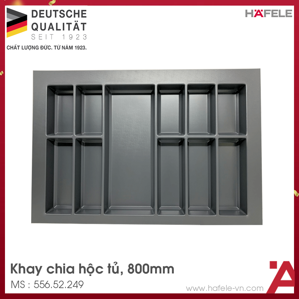 Khay Chia Classico Xám R800mm Hafele 556.52.248