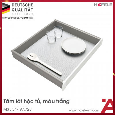 Tấm Lót Hộc Tủ Màu Trắng Hafele 547.97.723