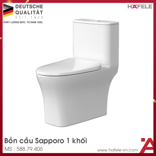 Bồn Cầu 1 Khối Sapporo Hafele 588.79.406