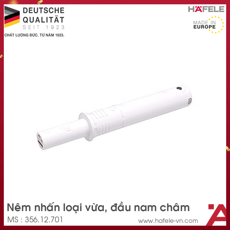 Nêm Nhấn Vừa Đầu Nam Châm Hafele 356.12.701
