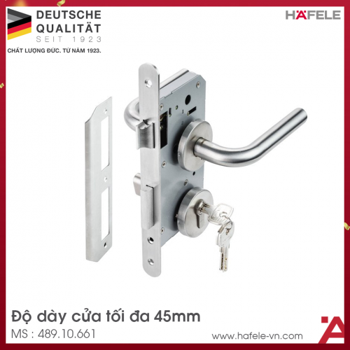 Bộ Khóa Tay Nắm Cửa Vệ Sinh Hafele 489.10.661