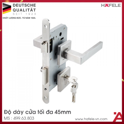 Bộ Khóa Cửa Tay Nắm Chụp DIY Hafele 499.63.803