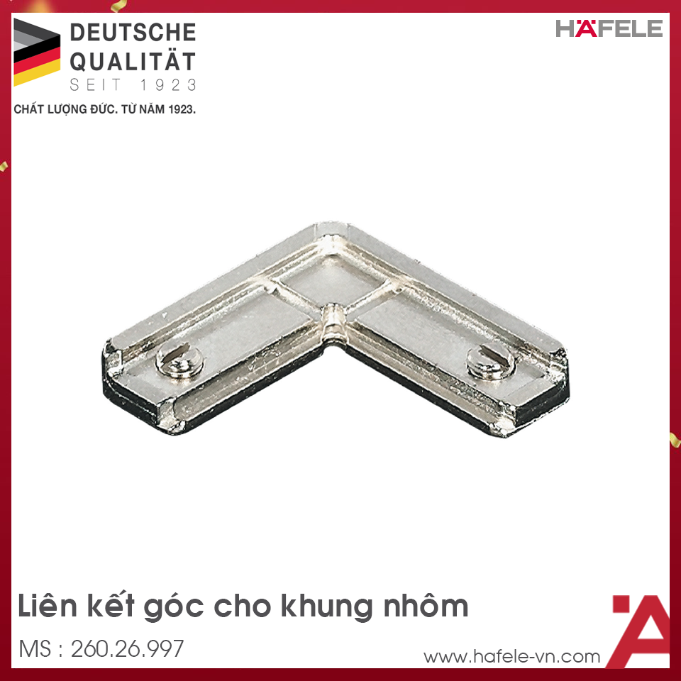 Bas Nối Góc Hafele 260.26.997