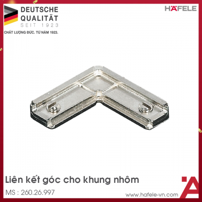 Bas Nối Góc Hafele 260.26.997