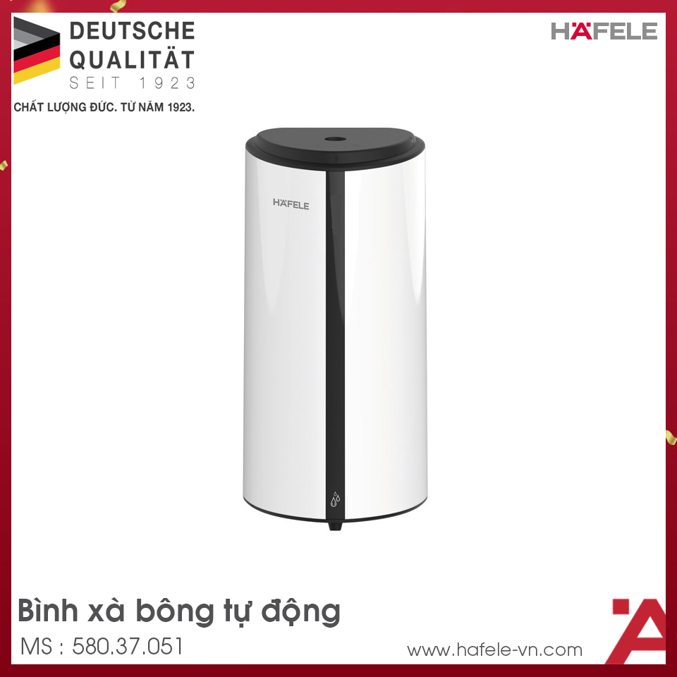 Bình Đựng Xà Phòng Treo Tường Tự Động Hafele 580.37.051