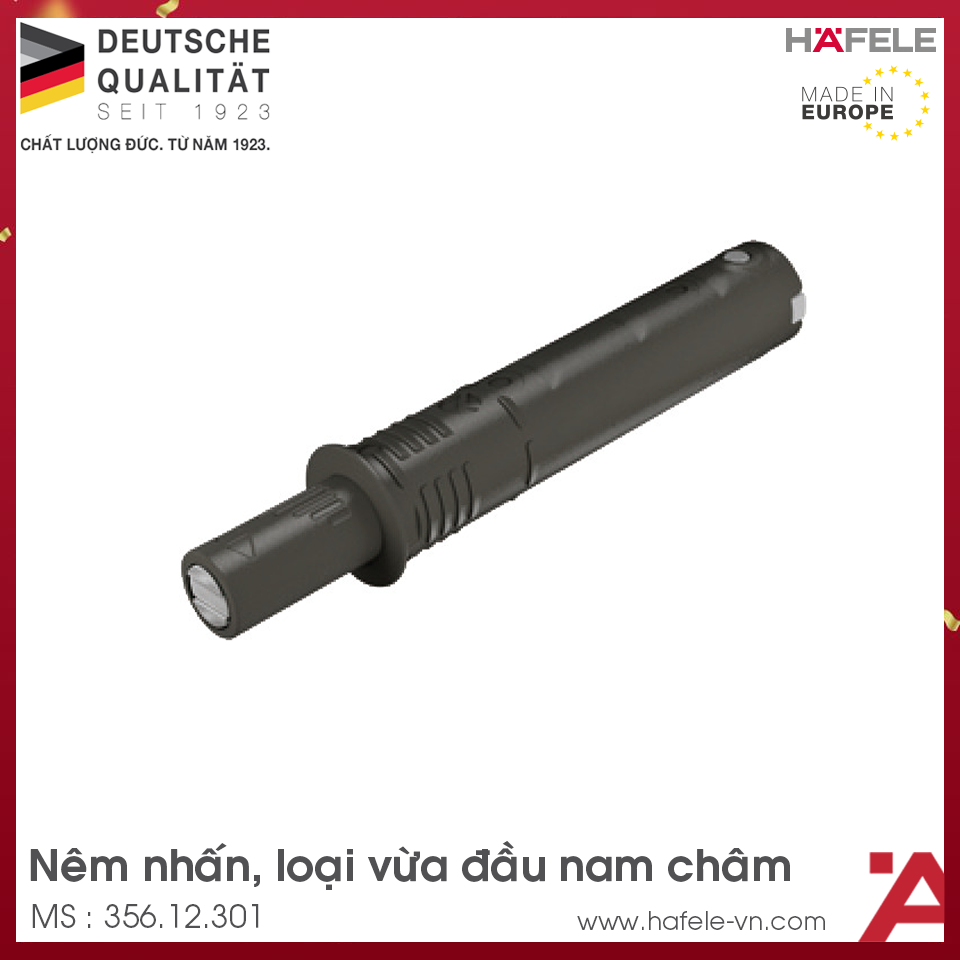 Nêm Nhấn Vừa Đầu Nam Châm Hafele 356.12.301