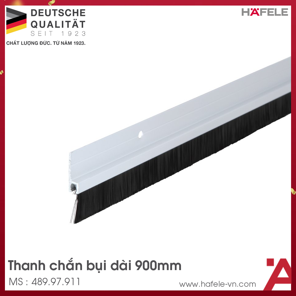 Thanh Chắn Bụi Dạng Chổi 900mm Hafele 489.97.911