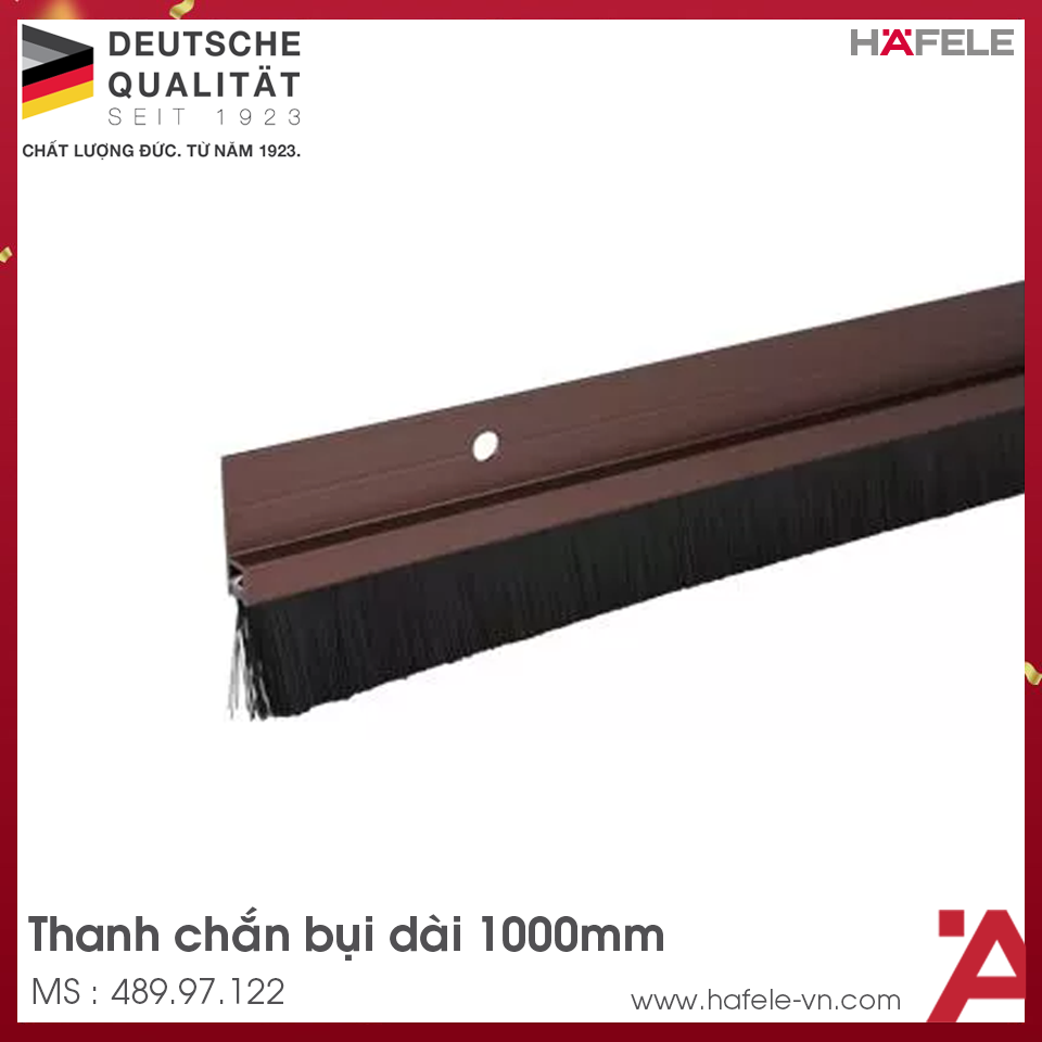 Thanh Chắn Bụi Dạng Chổi 1000mm Hafele 489.97.122
