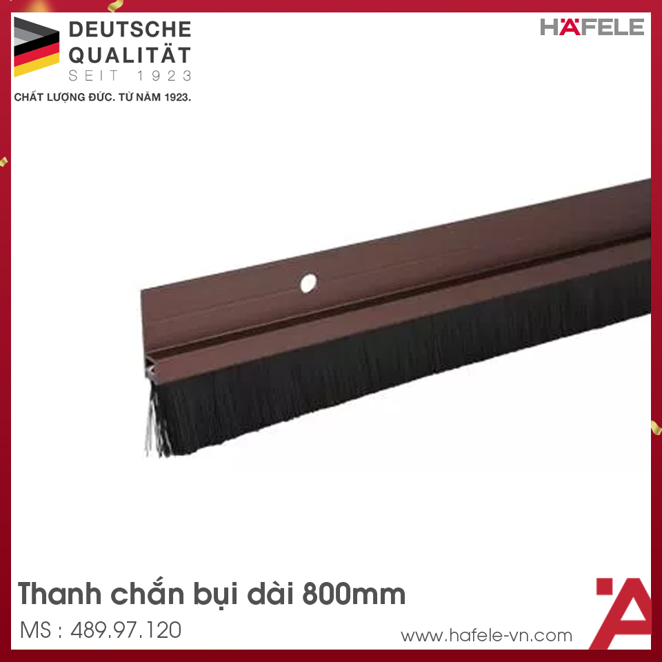 Thanh Chắn Bụi Dạng Chổi 800mm Hafele 489.97.120