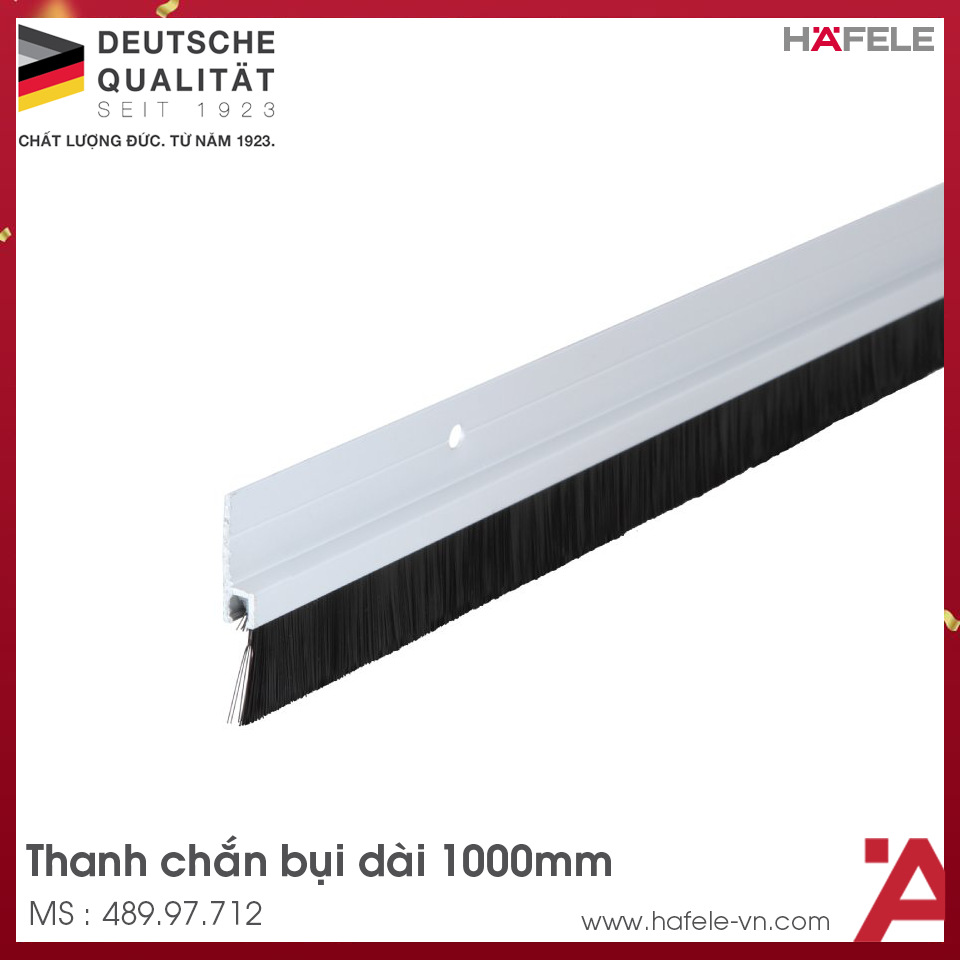 Thanh Chắn Bụi Dạng Chổi 1000mm Hafele 489.97.712