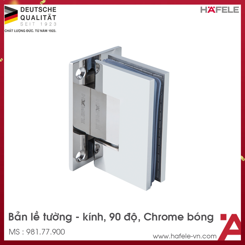 Bản Lề Phòng Tắm Kính 90º Hafele 981.77.900